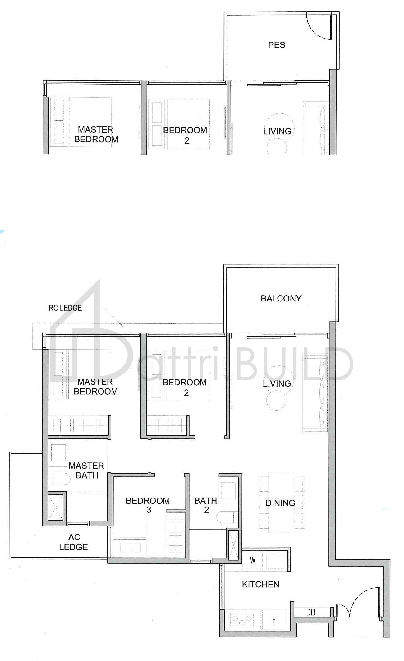 KINGSFORD WATERBAY C1d-P floorplan (watermarked)