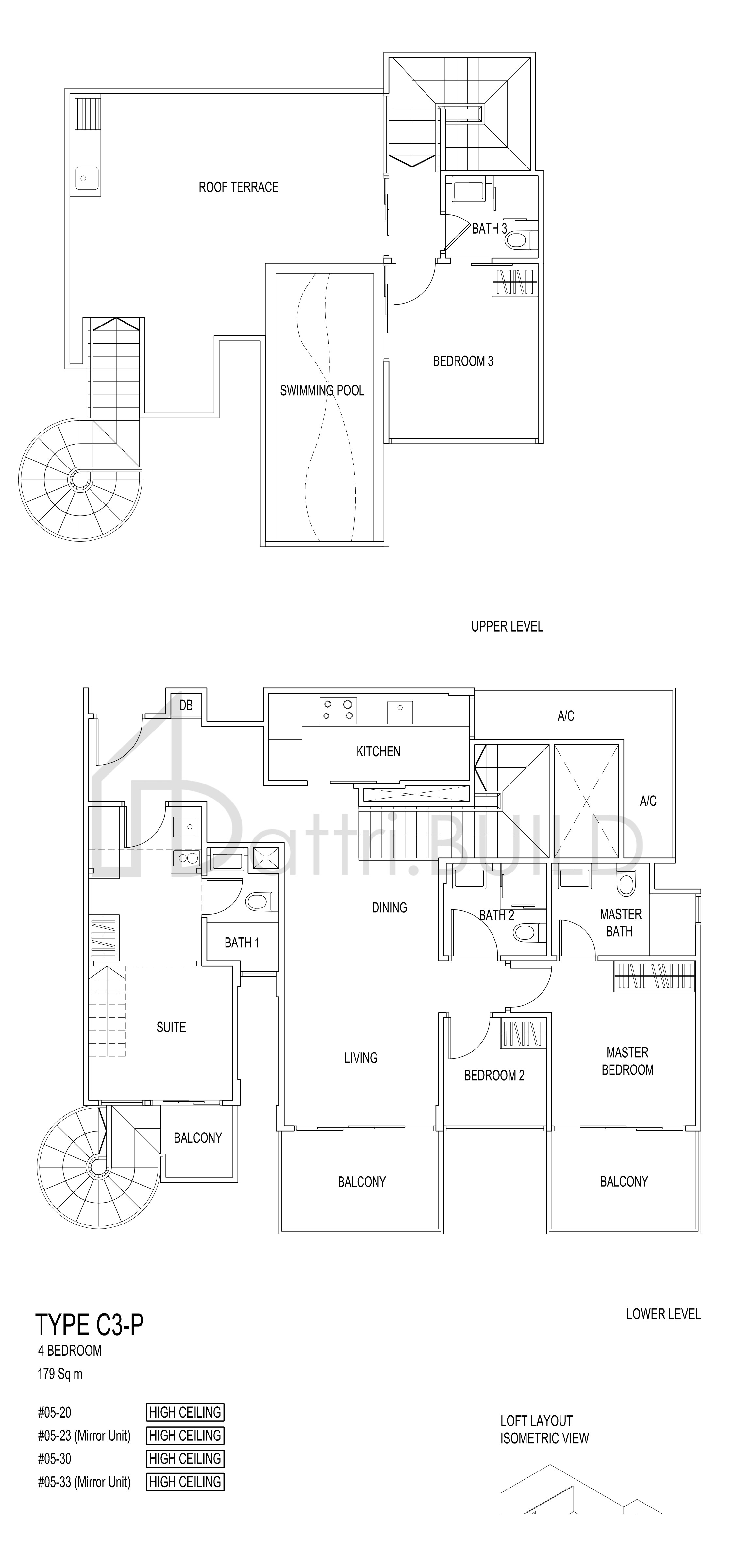 JADE RESIDENCES C3-P floorplan (watermarked)