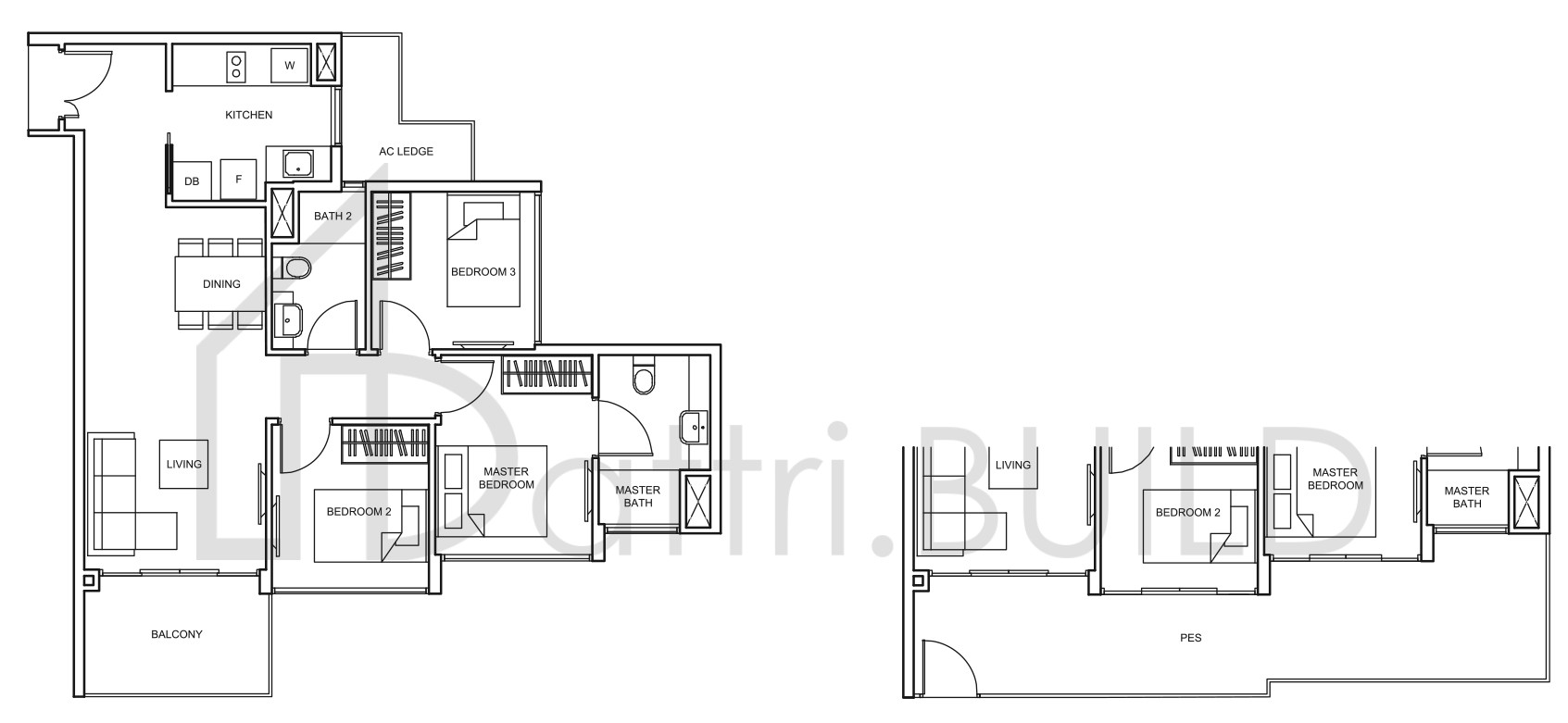 THE GLADES Cc5-P floorplan (watermarked)