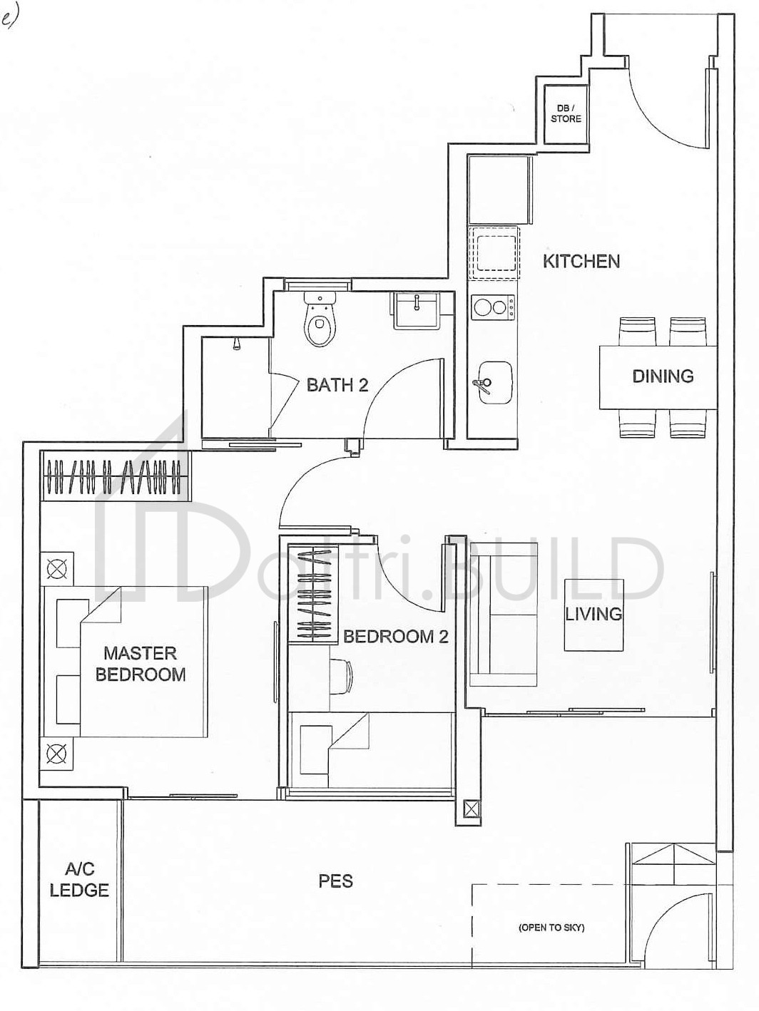 SEA ESTA B-G floorplan (watermarked)
