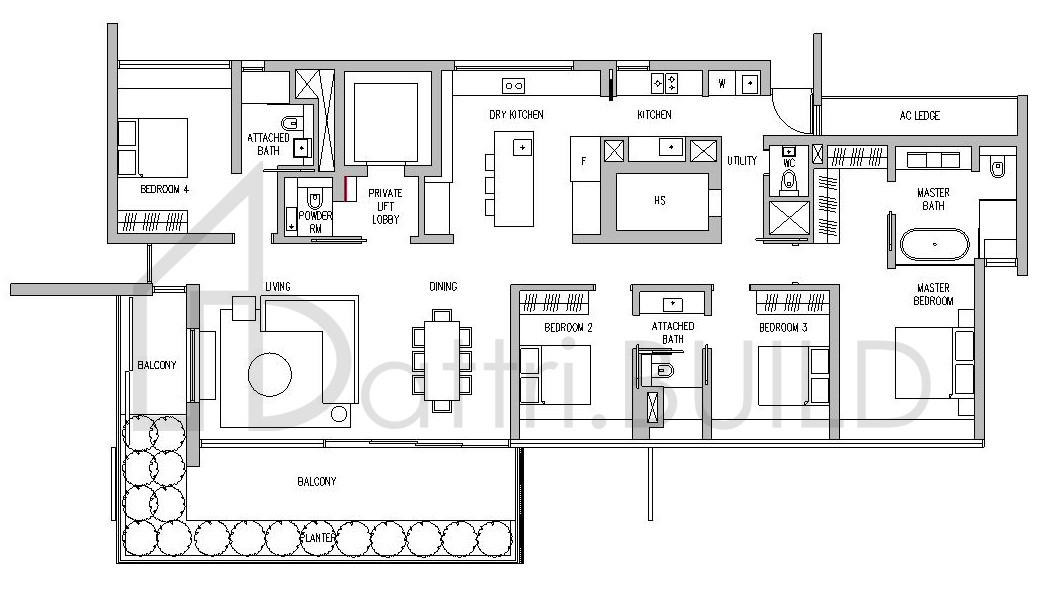 LEEDON RESIDENCE 4B floorplan (watermarked)