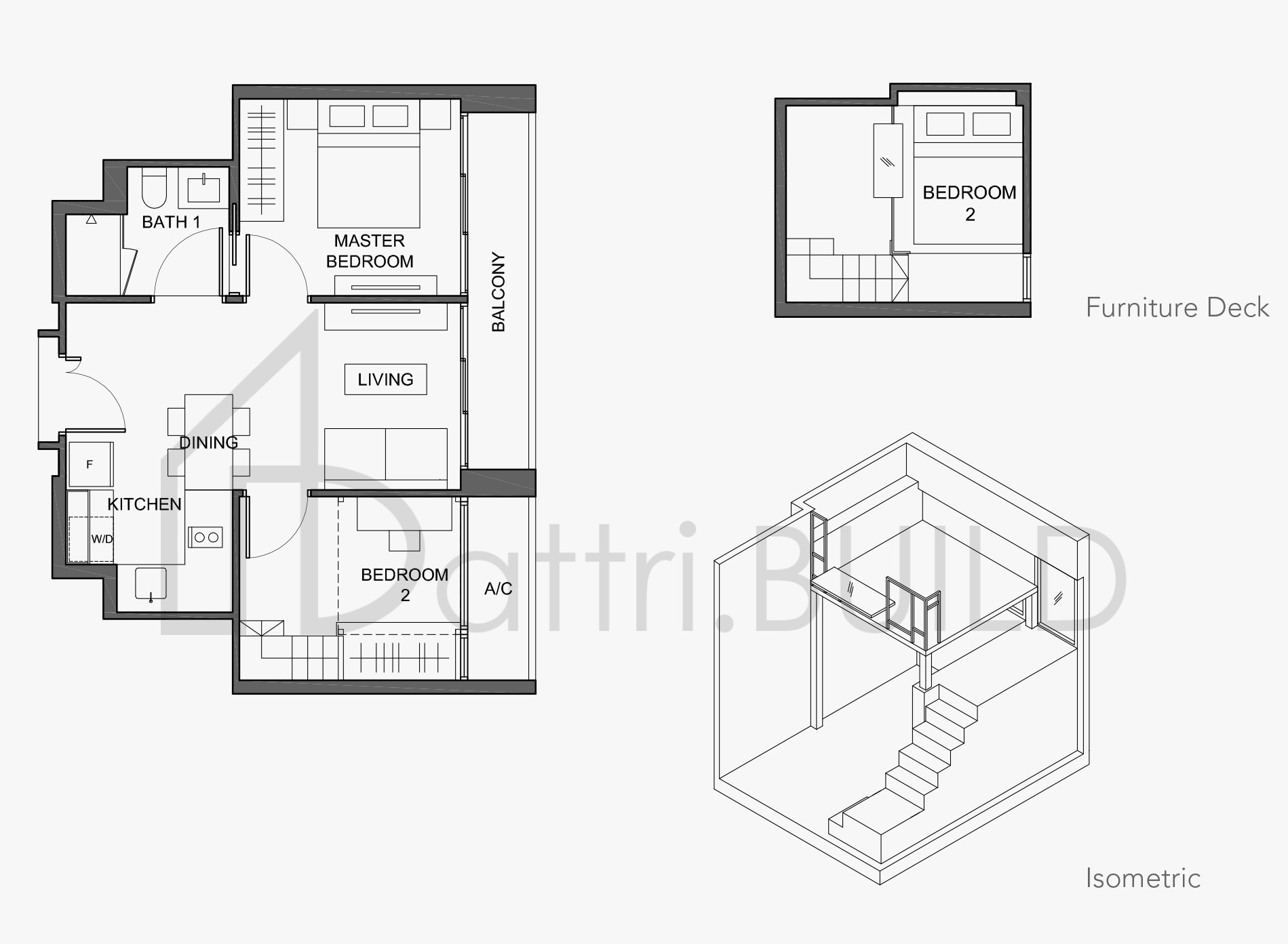 THE ORIENT B2 floorplan (watermarked)