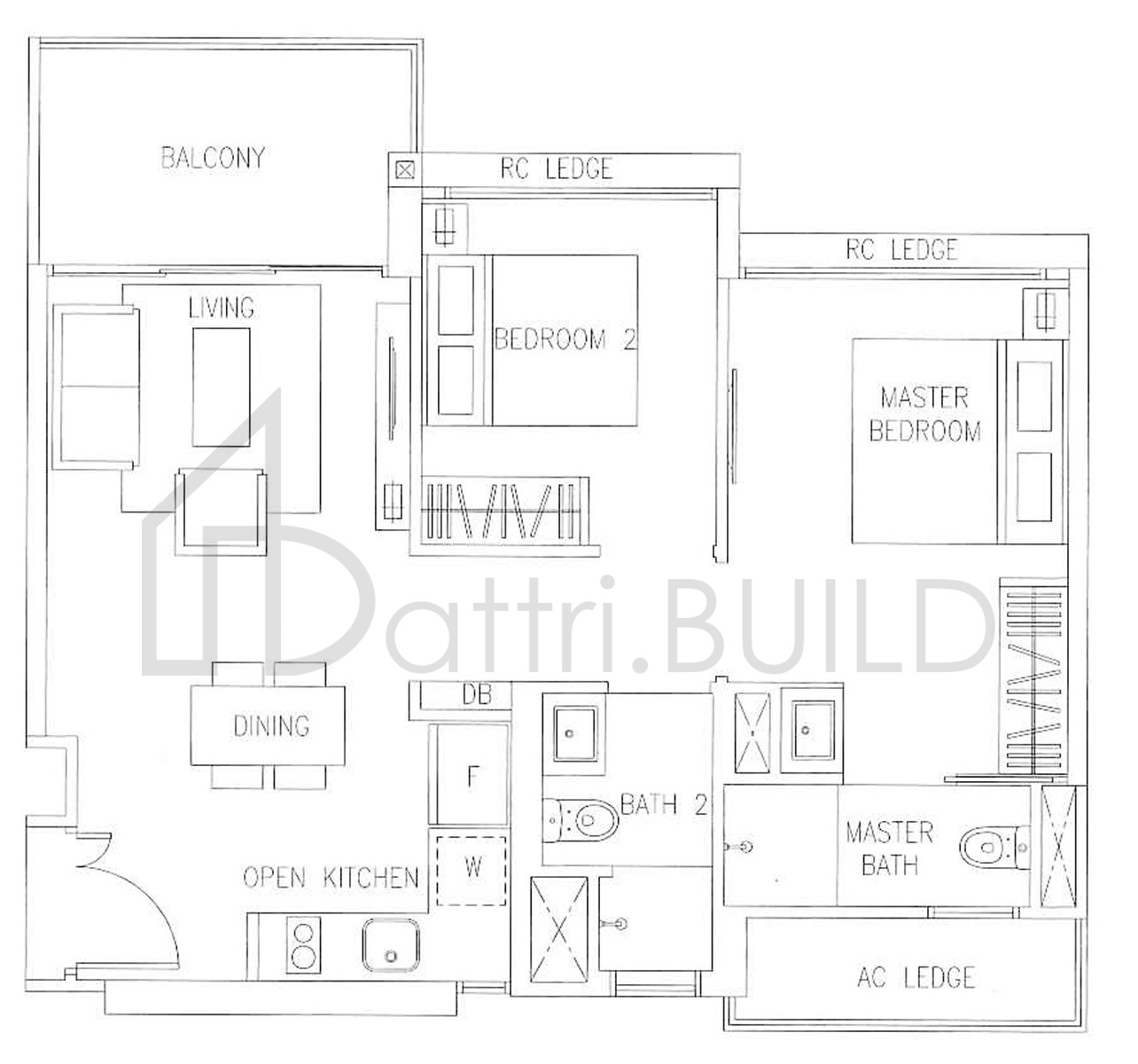 THE VISIONAIRE B floorplan (watermarked)