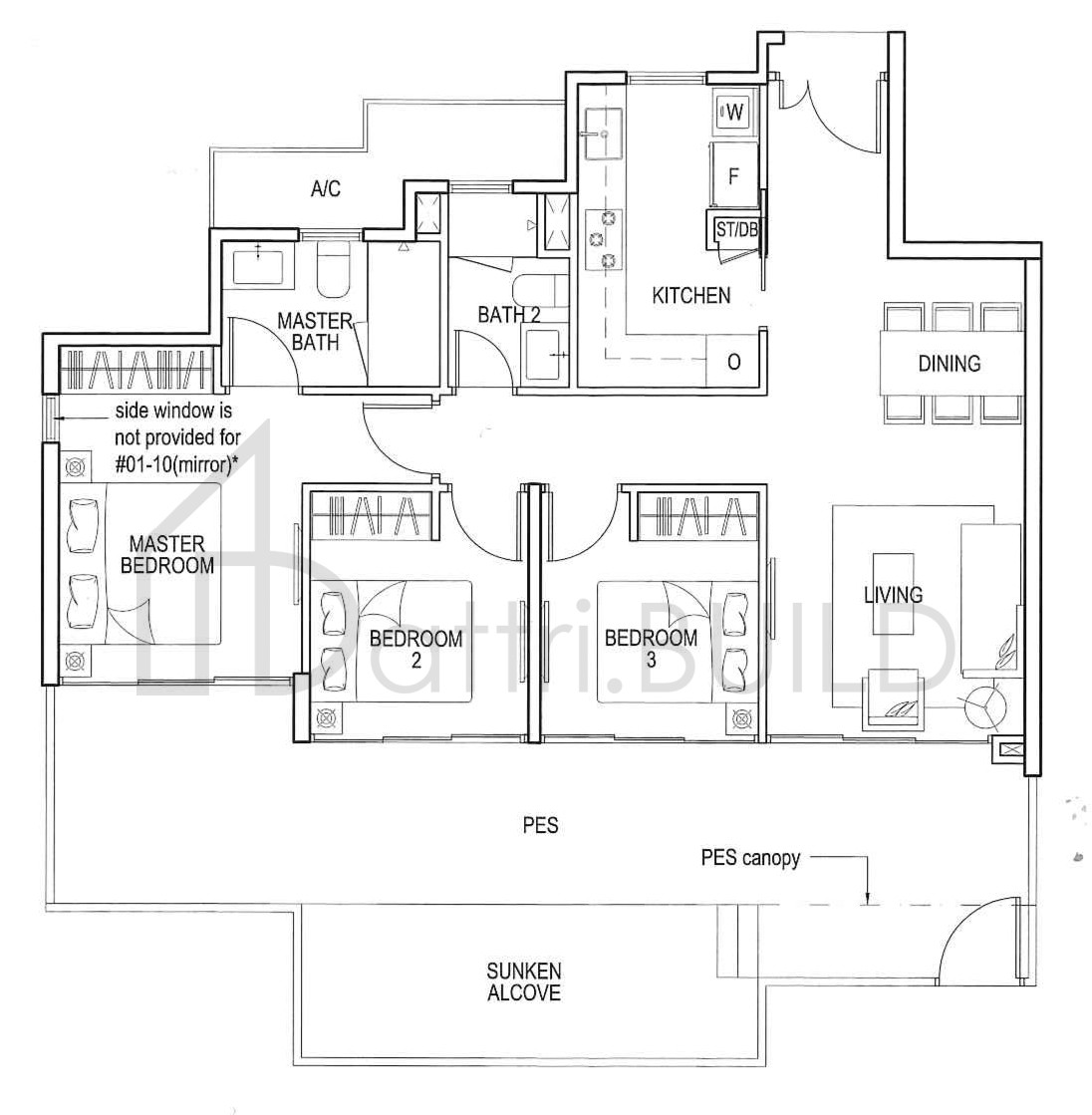 BLOSSOM RESIDENCES B1P2 floorplan (watermarked)