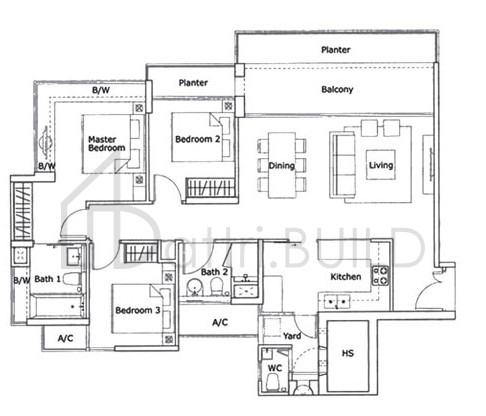 KOVAN RESIDENCES C1 floorplan (watermarked)