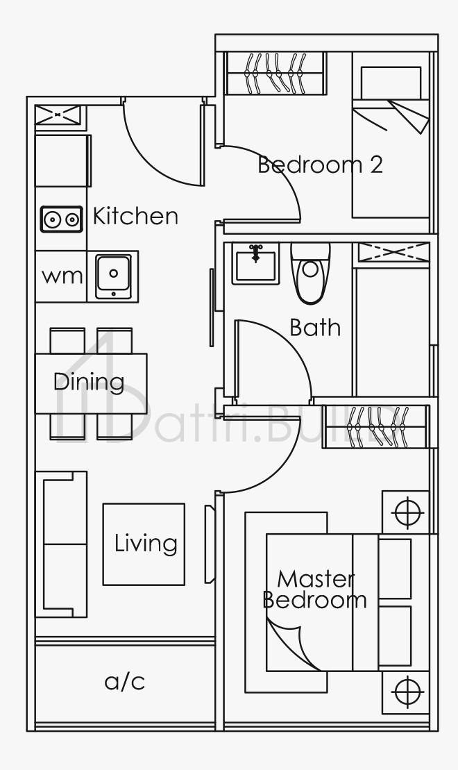 LOFT @ STEVENS H floorplan (watermarked)