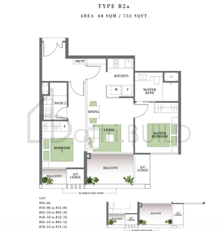 BOTANIQUE AT BARTLEY B2a floorplan (watermarked)