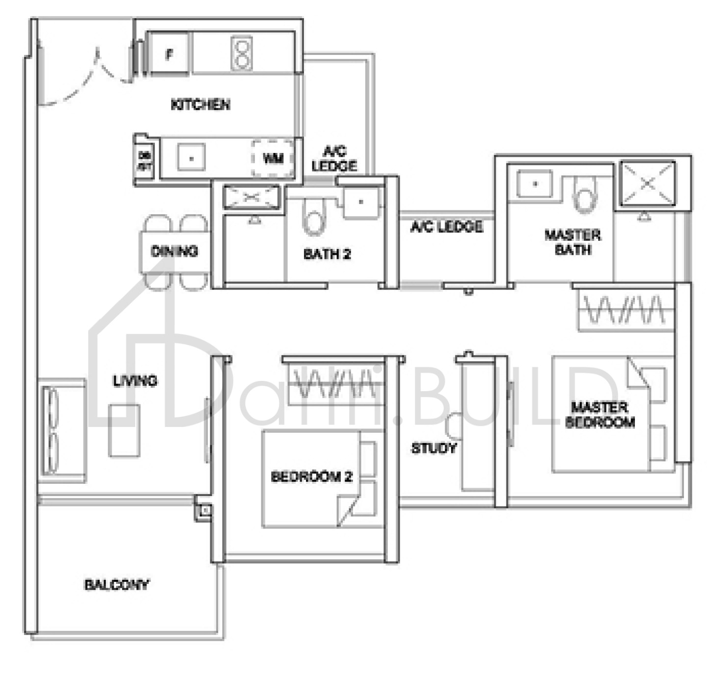 STIRLING RESIDENCES 2BR-S1 floorplan (watermarked)