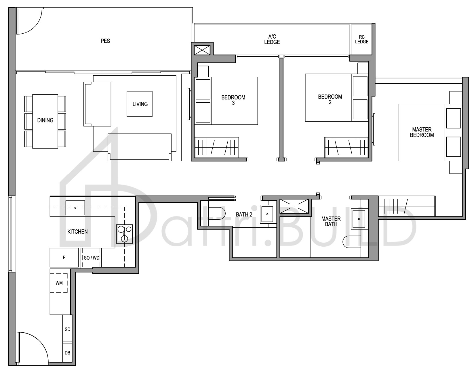 MARTIN MODERN C3-G floorplan (watermarked)