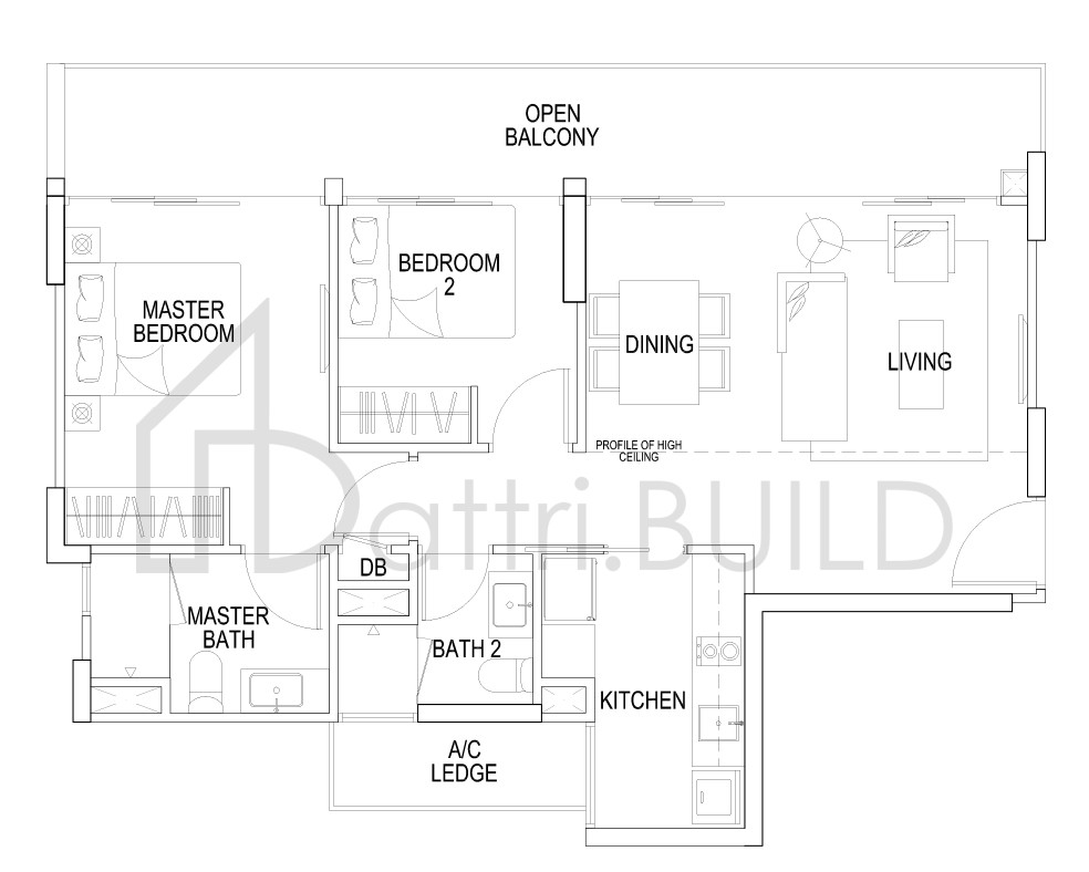 FLO RESIDENCE A2R1 floorplan (watermarked)