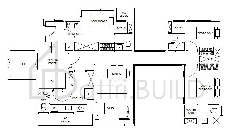 HIGHLINE RESIDENCES Cd3m floorplan (watermarked)