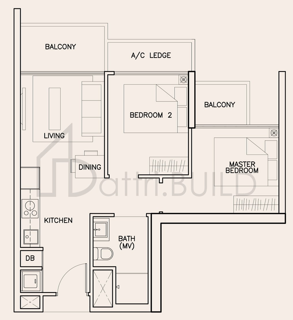 TRE RESIDENCES B1 floorplan (watermarked)