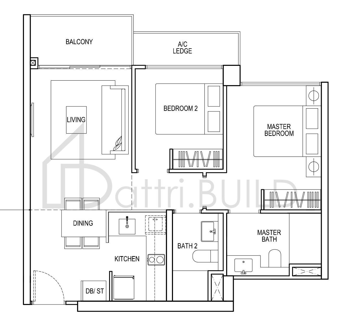 RIVERTREES RESIDENCES B4 floorplan (watermarked)
