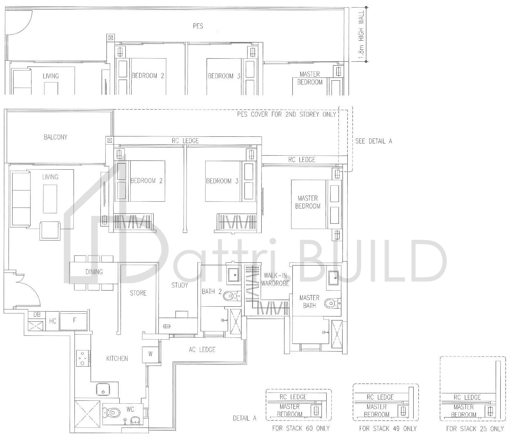 THE VISIONAIRE CS3aP floorplan (watermarked)