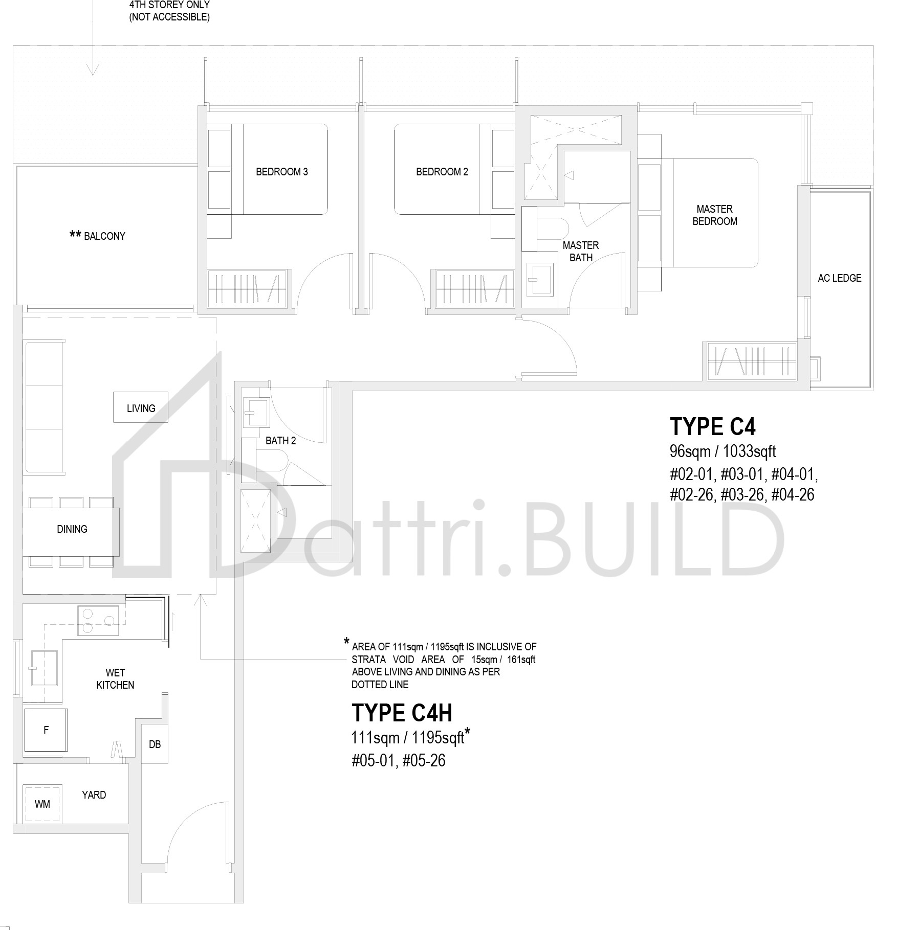THE VERANDAH RESIDENCES C4 floorplan (watermarked)