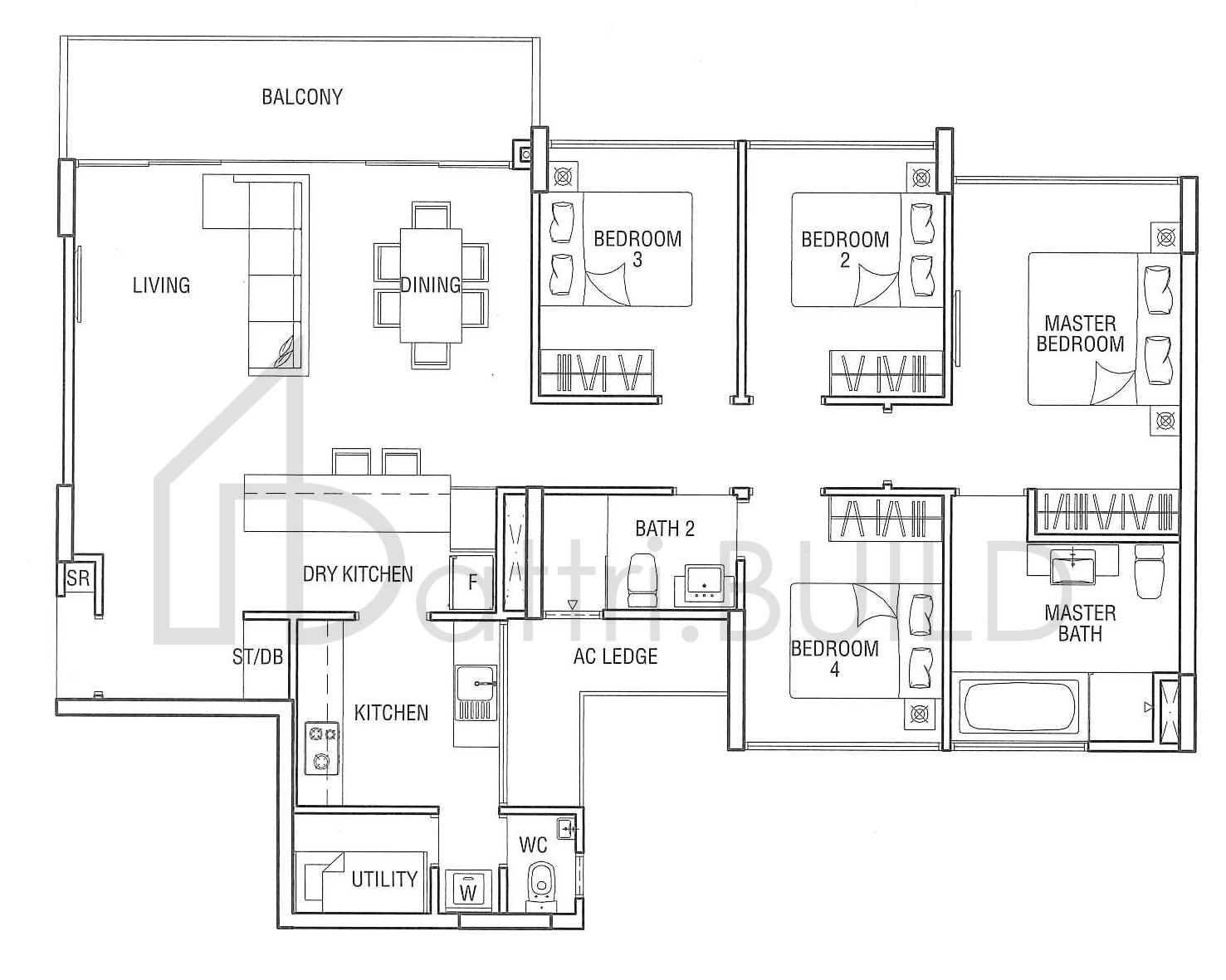 ESPARINA RESIDENCES C2 floorplan (watermarked)