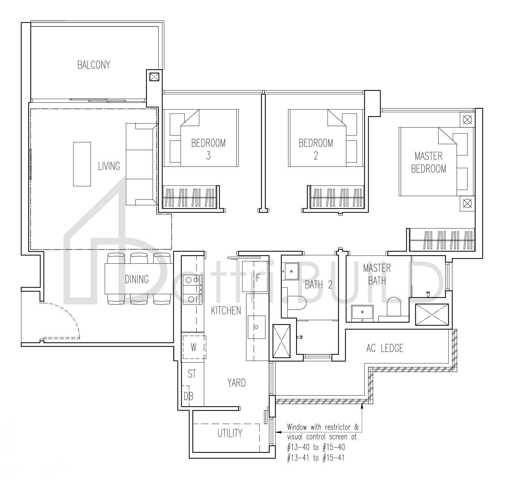 PARC LIFE B2 floorplan (watermarked)