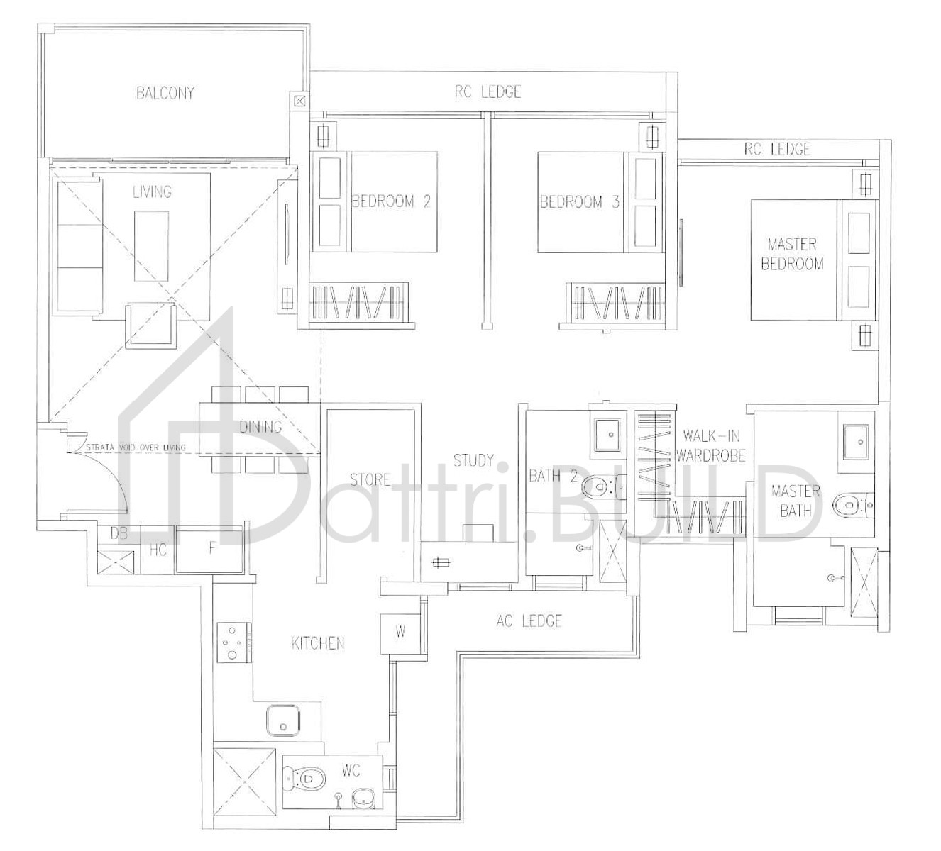 THE VISIONAIRE CS3aL floorplan (watermarked)