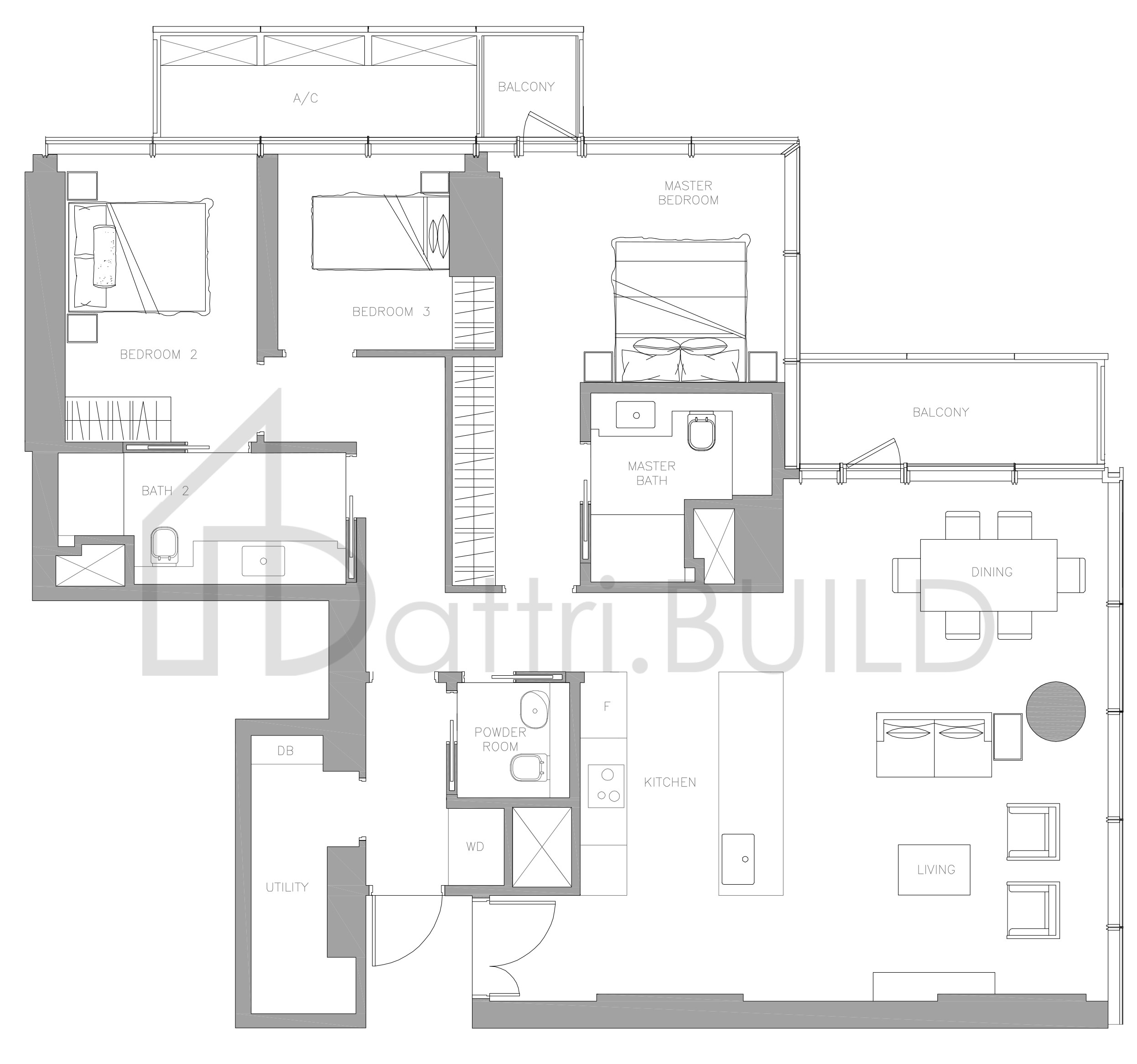 WALLICH RESIDENCE AT TANJONG PAGAR CENTRE A3-6-51 floorplan (watermarked)