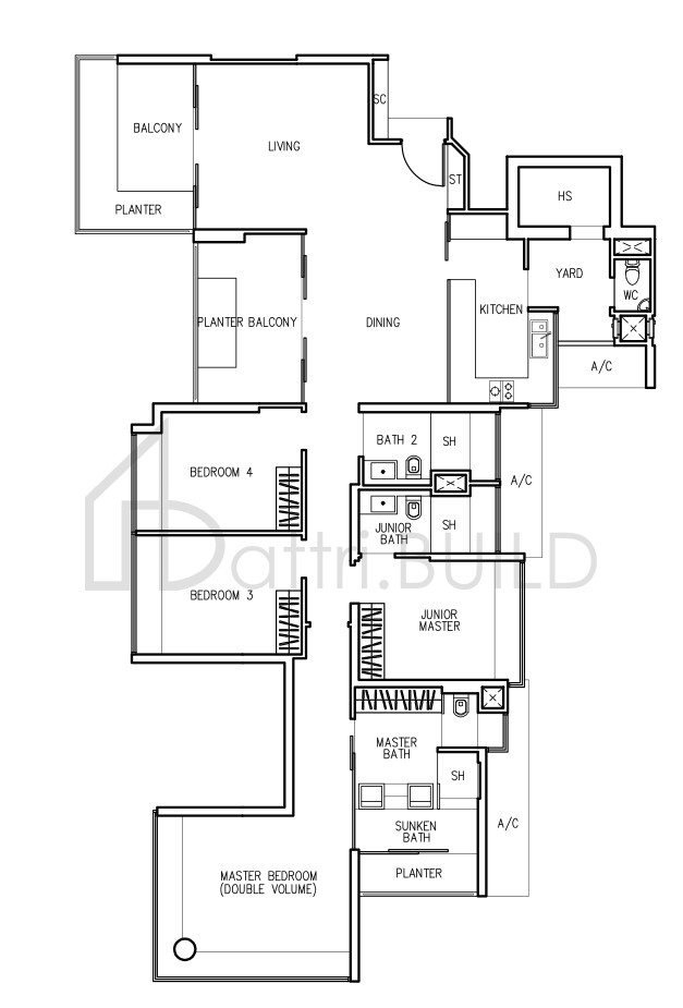 THE TRIZON D1b floorplan (watermarked)