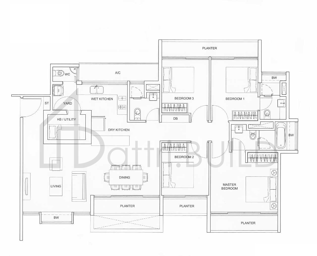 BOTANNIA D1-1-1 floorplan (watermarked)