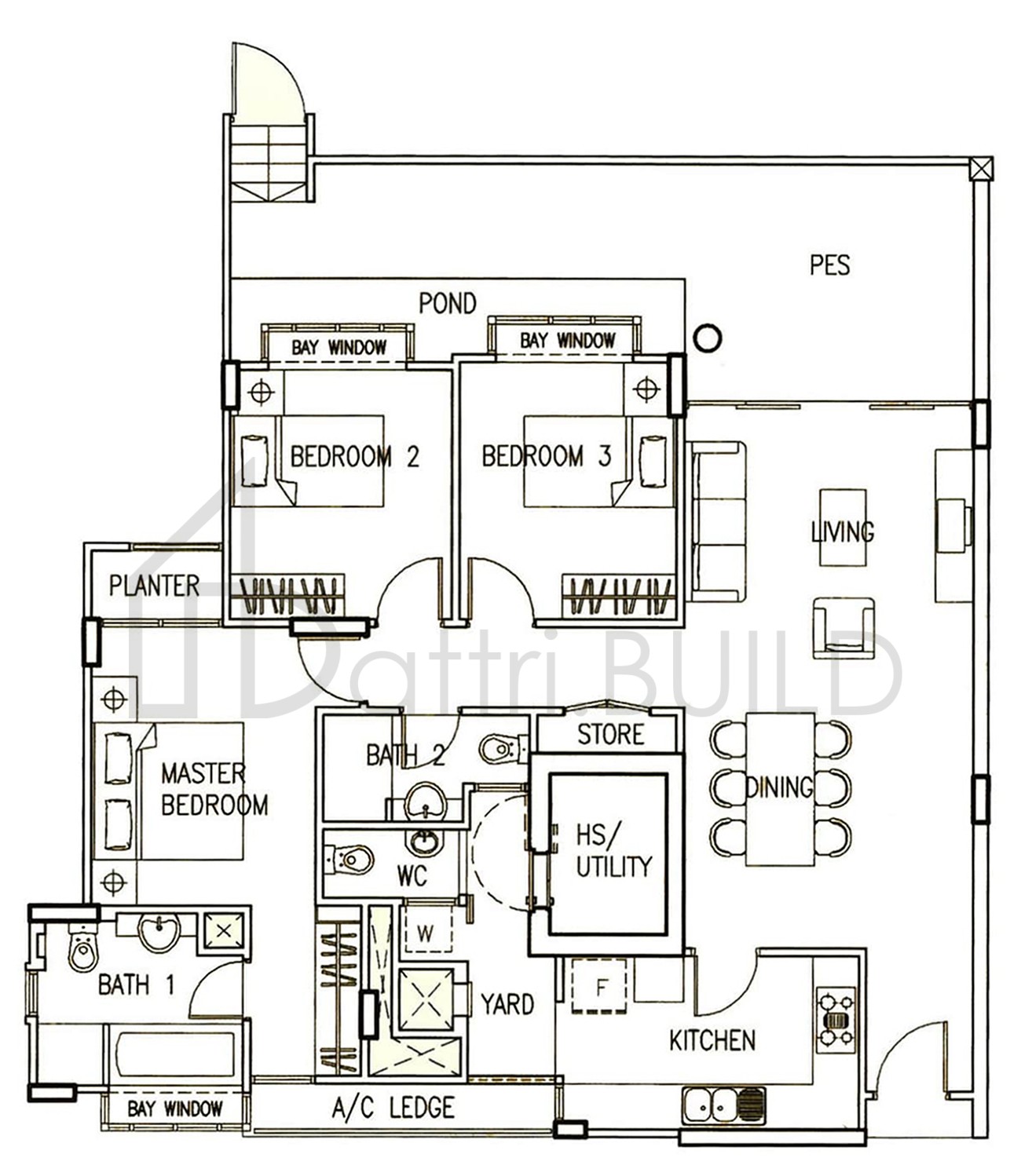 AMANINDA C1(p) floorplan (watermarked)
