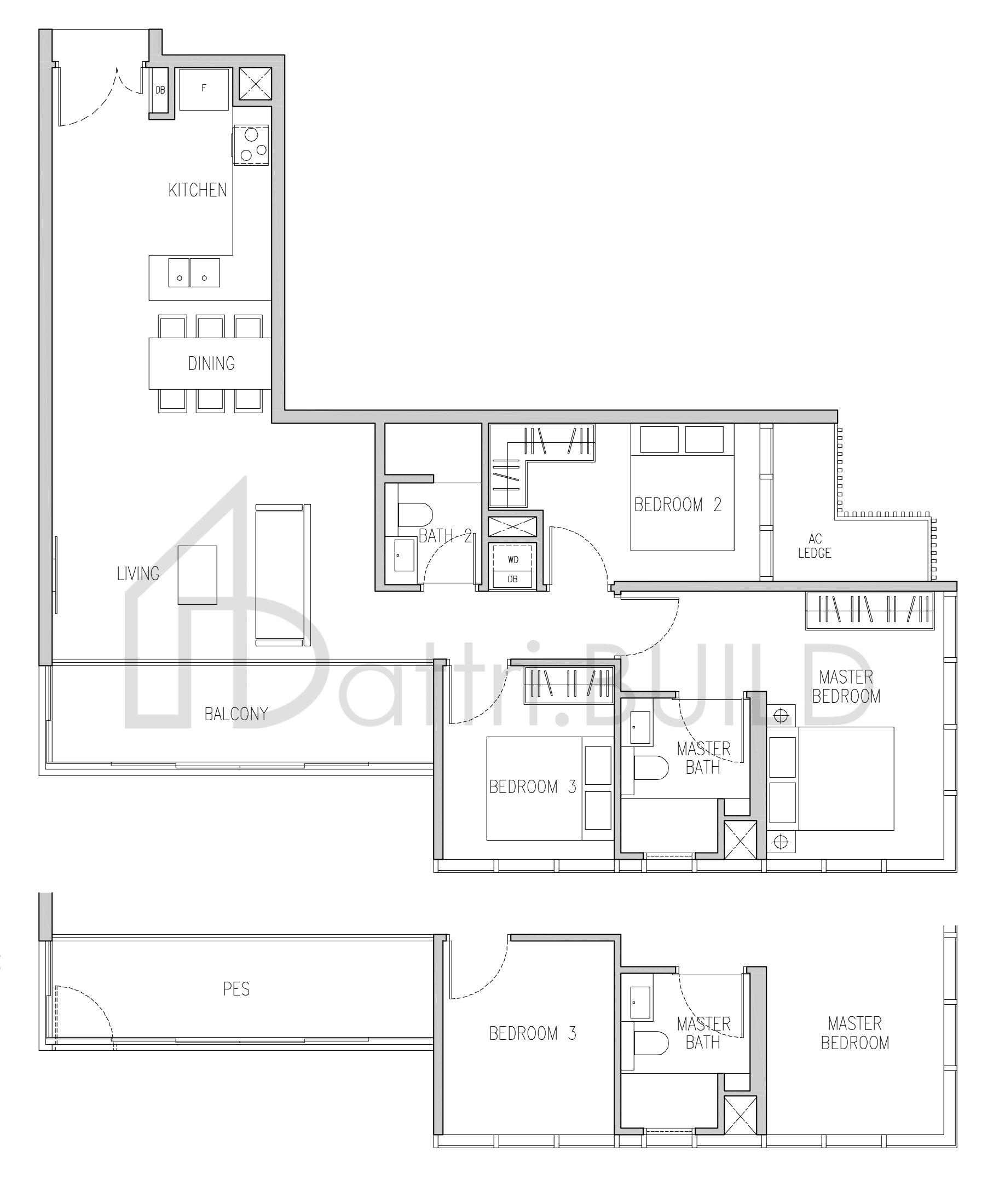 VAN HOLLAND C2p floorplan (watermarked)