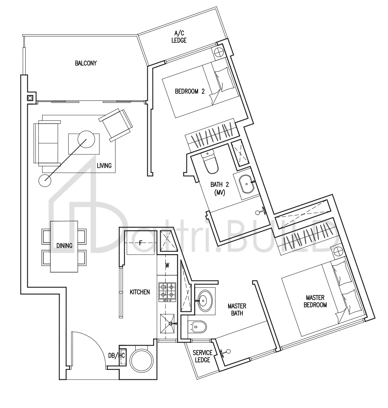 THE NAUTICAL B3 floorplan (watermarked)