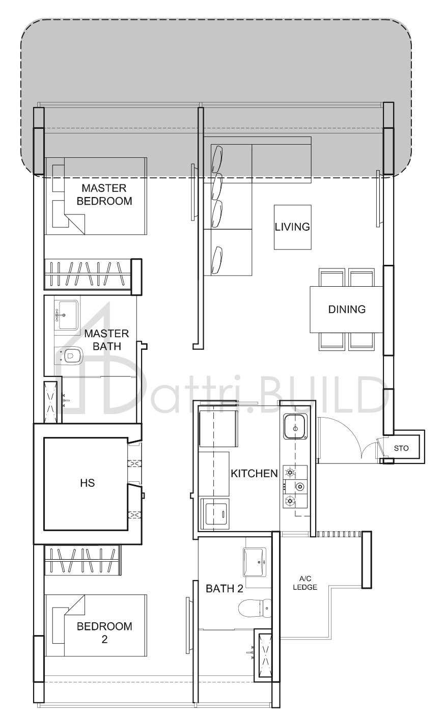 UBER 388 B1 floorplan (watermarked)
