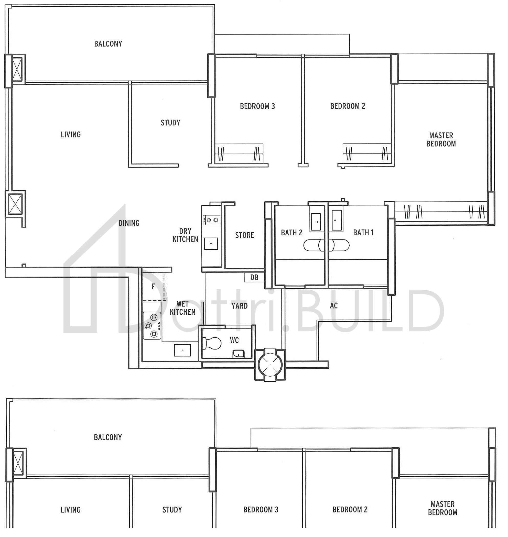 TREASURE CREST B3b floorplan (watermarked)
