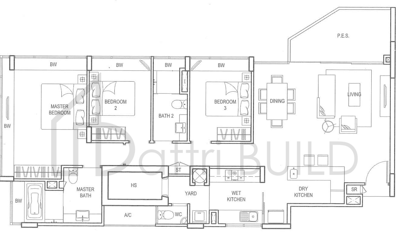 CLEMENTIWOODS CONDOMINIUM C3P floorplan (watermarked)