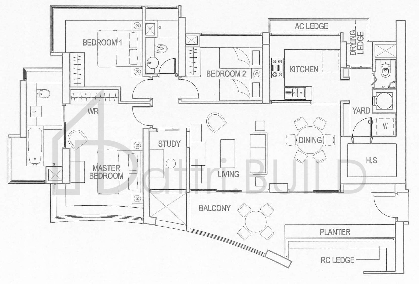 TWIN REGENCY C1 floorplan (watermarked)