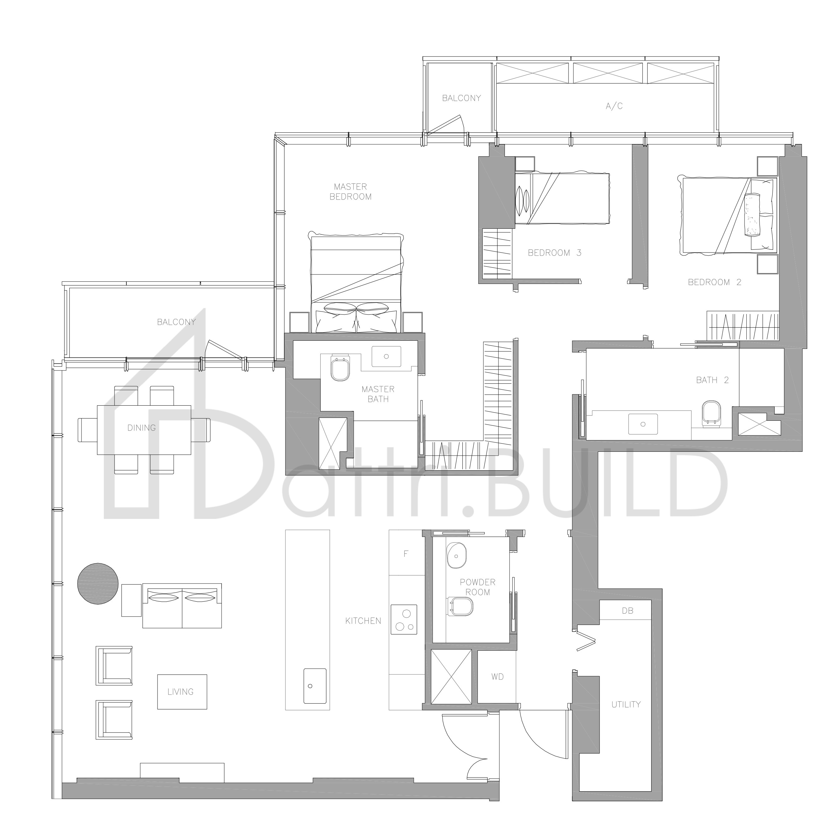 WALLICH RESIDENCE AT TANJONG PAGAR CENTRE A3-3-42 floorplan (watermarked)