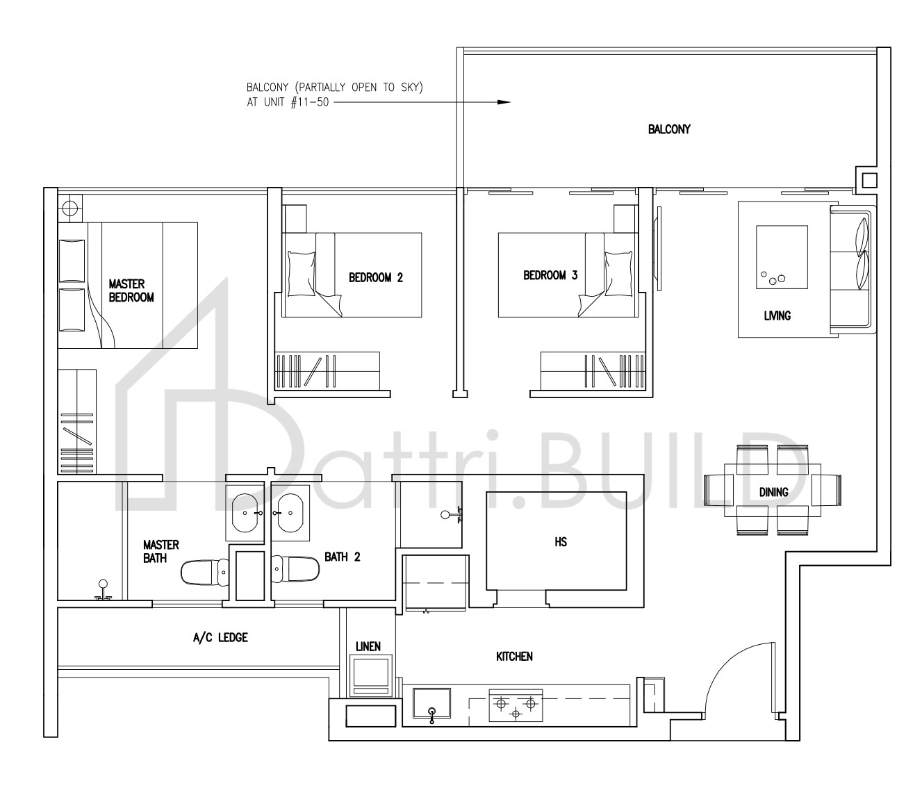 FORESTVILLE C6 floorplan (watermarked)