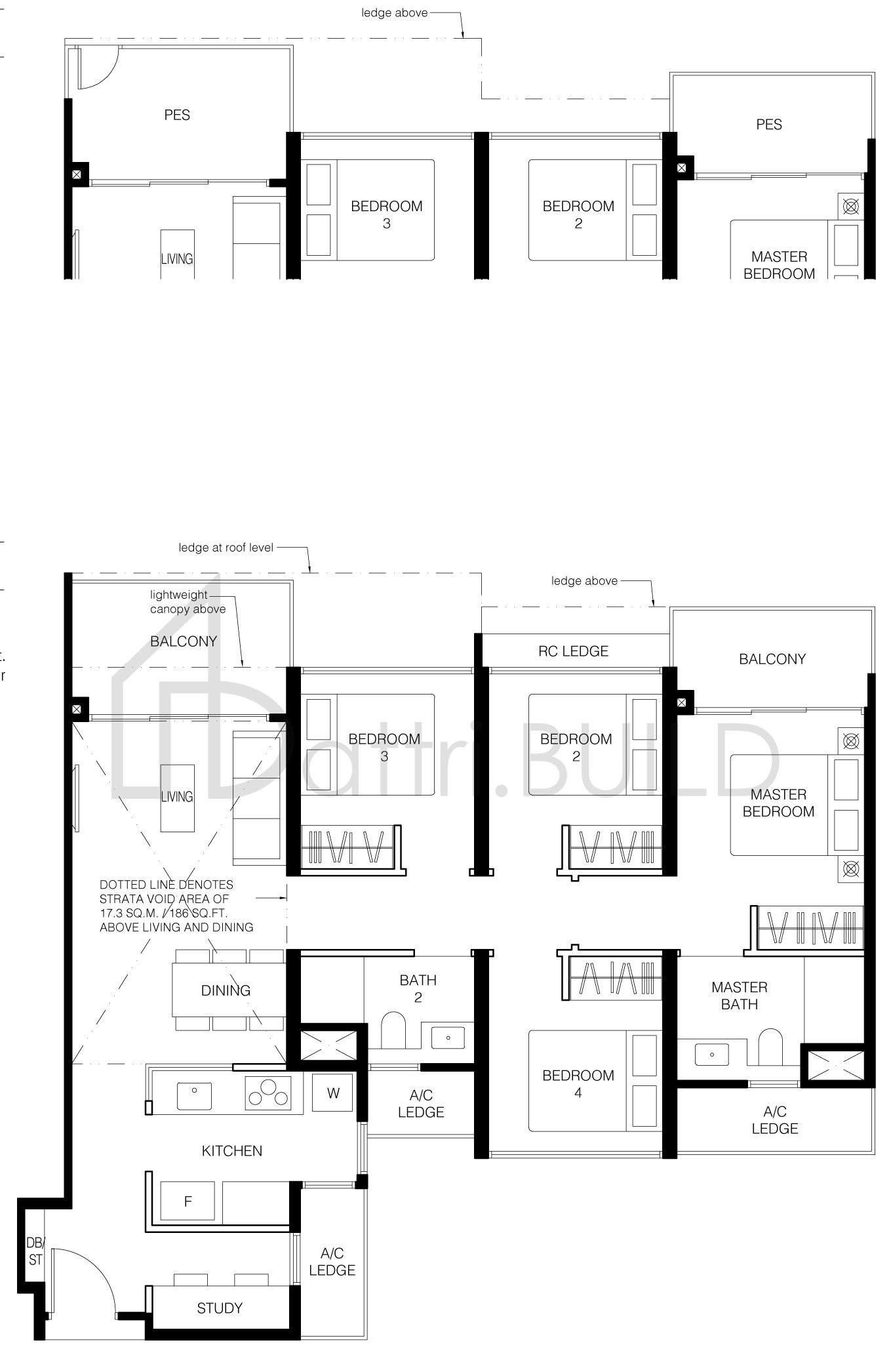LE QUEST D1P floorplan (watermarked)