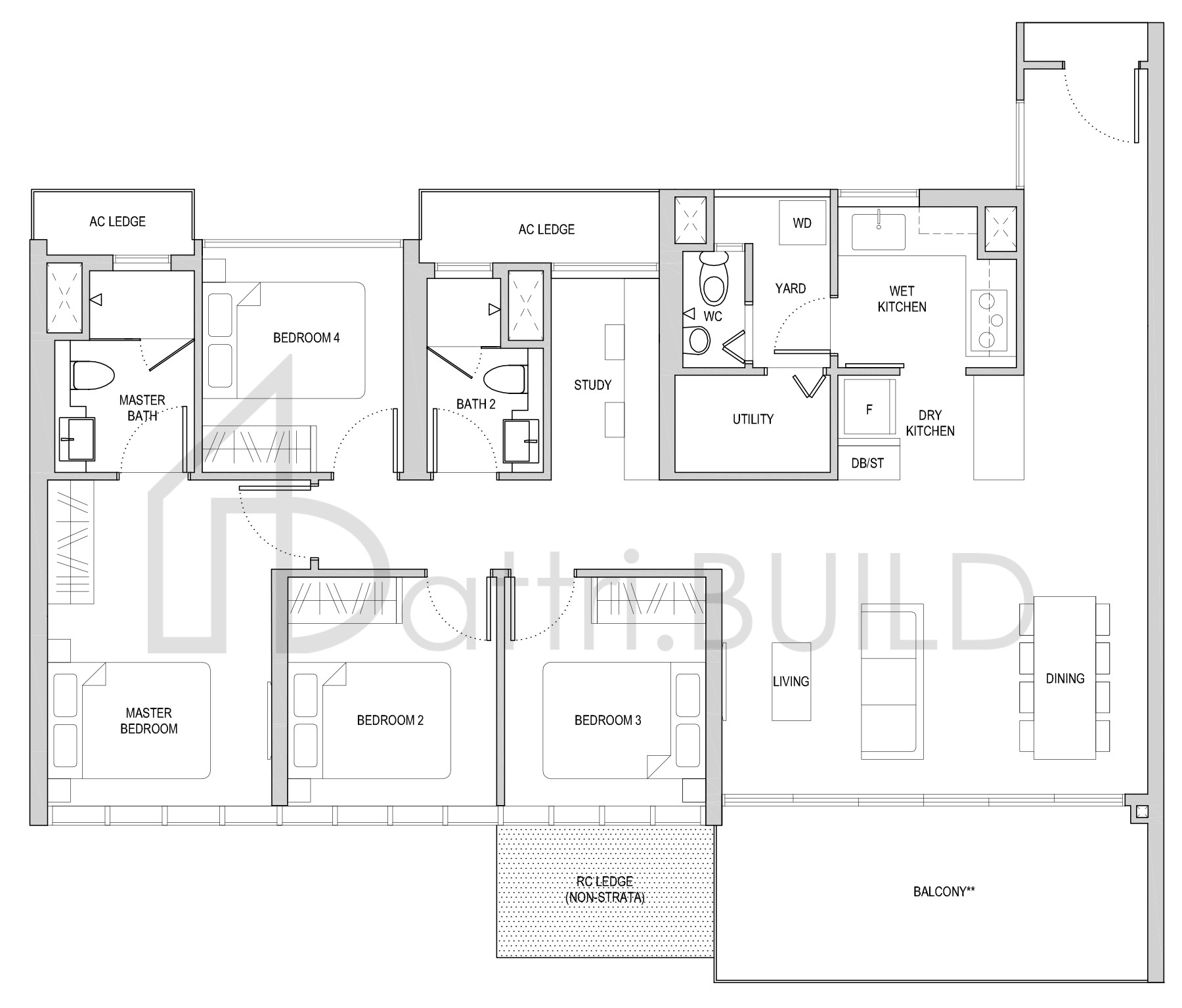 AFFINITY AT SERANGOON DS1(b) floorplan (watermarked)