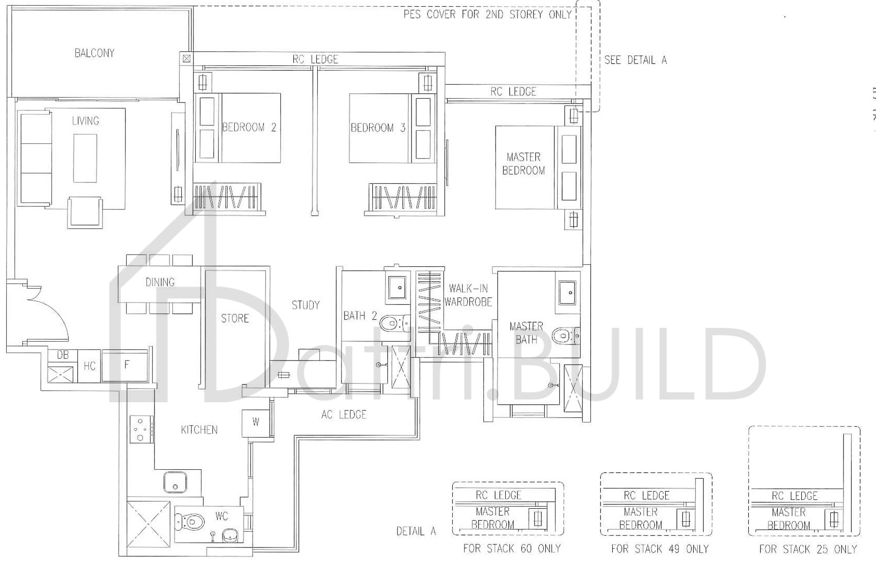 THE VISIONAIRE CS3a floorplan (watermarked)