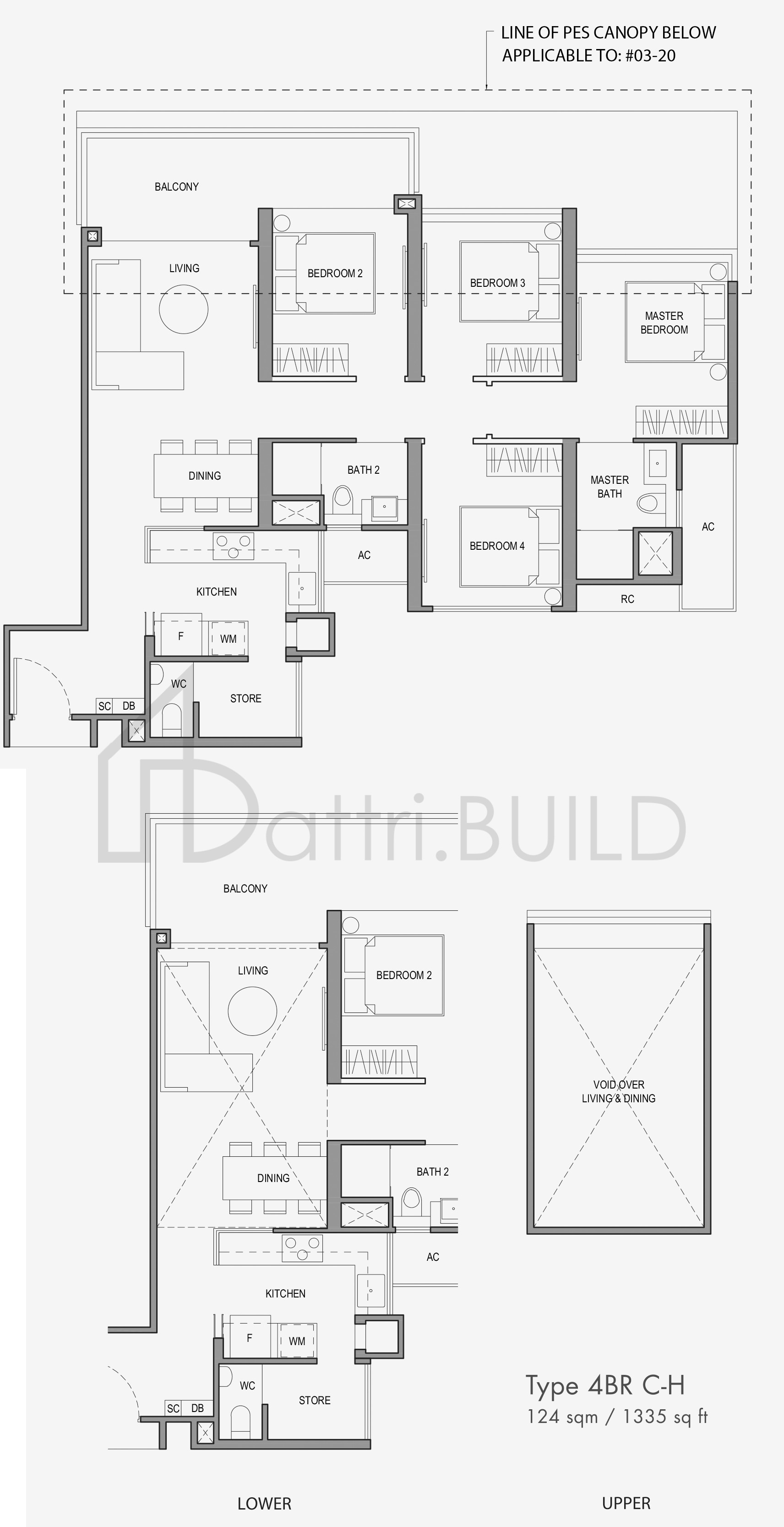 PARC BOTANNIA 4BRC-H floorplan (watermarked)