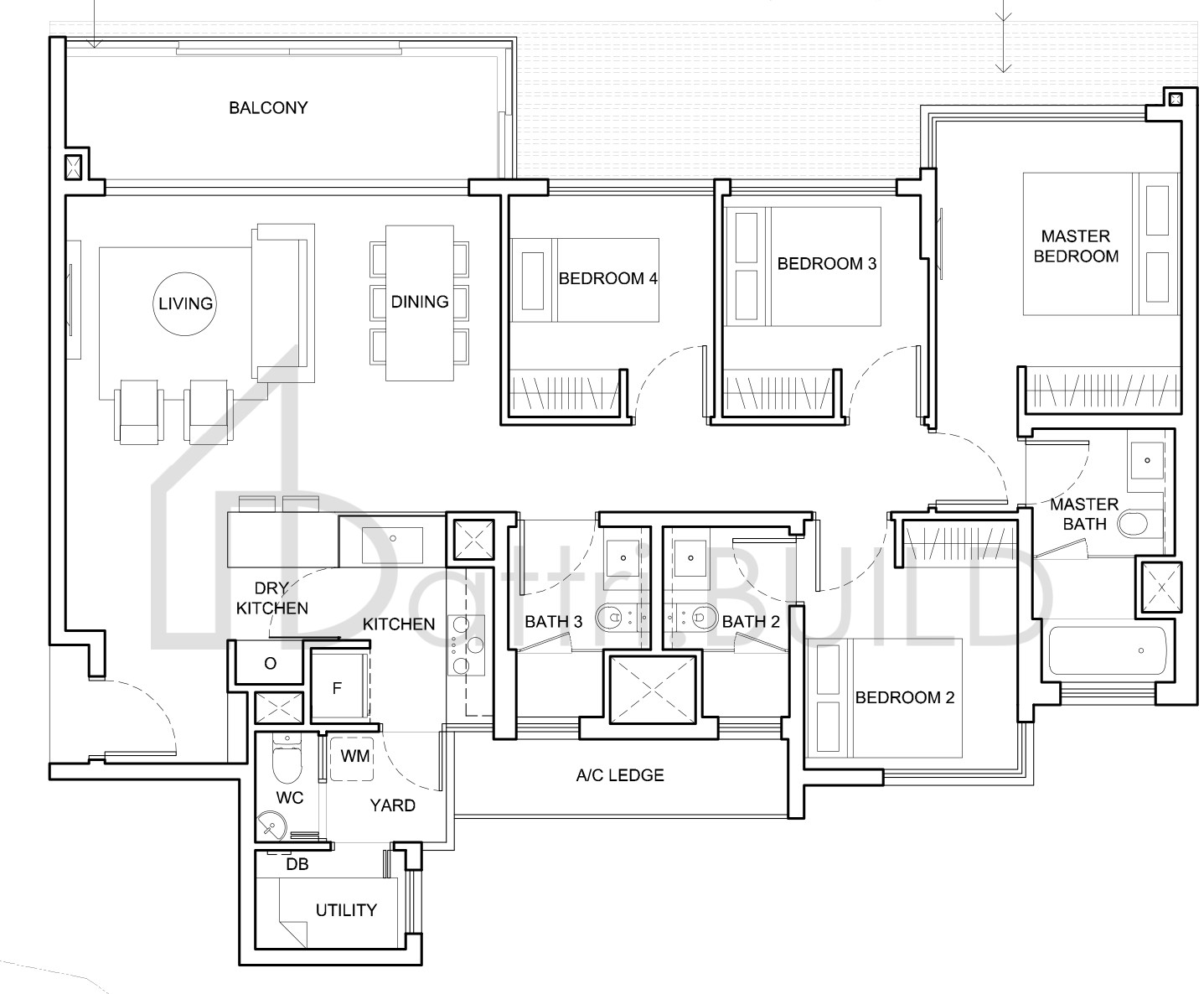 JEWEL @ BUANGKOK D3 floorplan (watermarked)