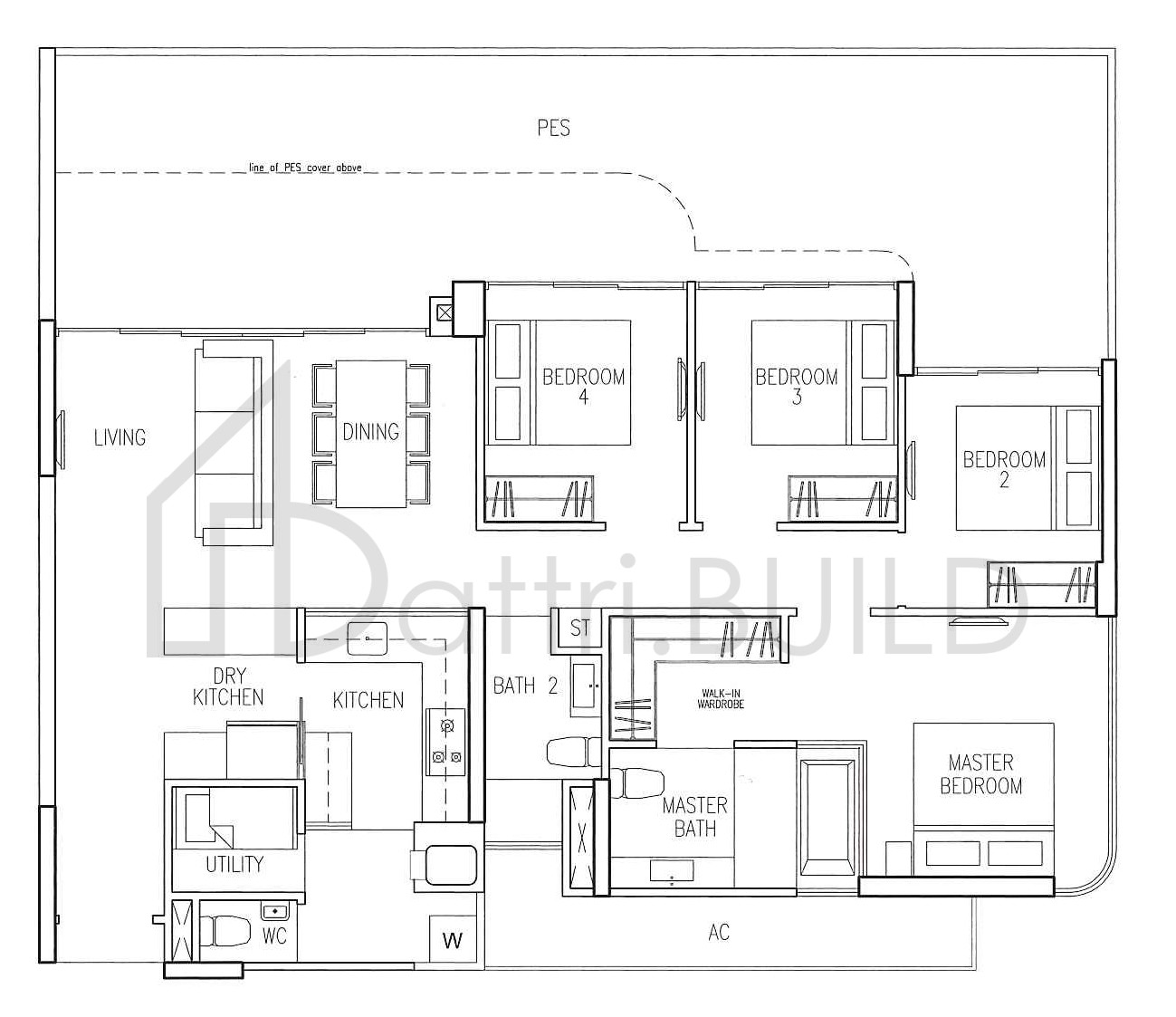 RIVERSOUND RESIDENCE D5bp floorplan (watermarked)