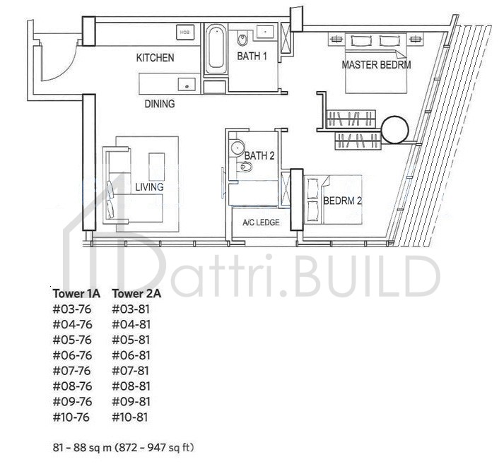 REFLECTIONS AT KEPPEL BAY B2(85) floorplan (watermarked)