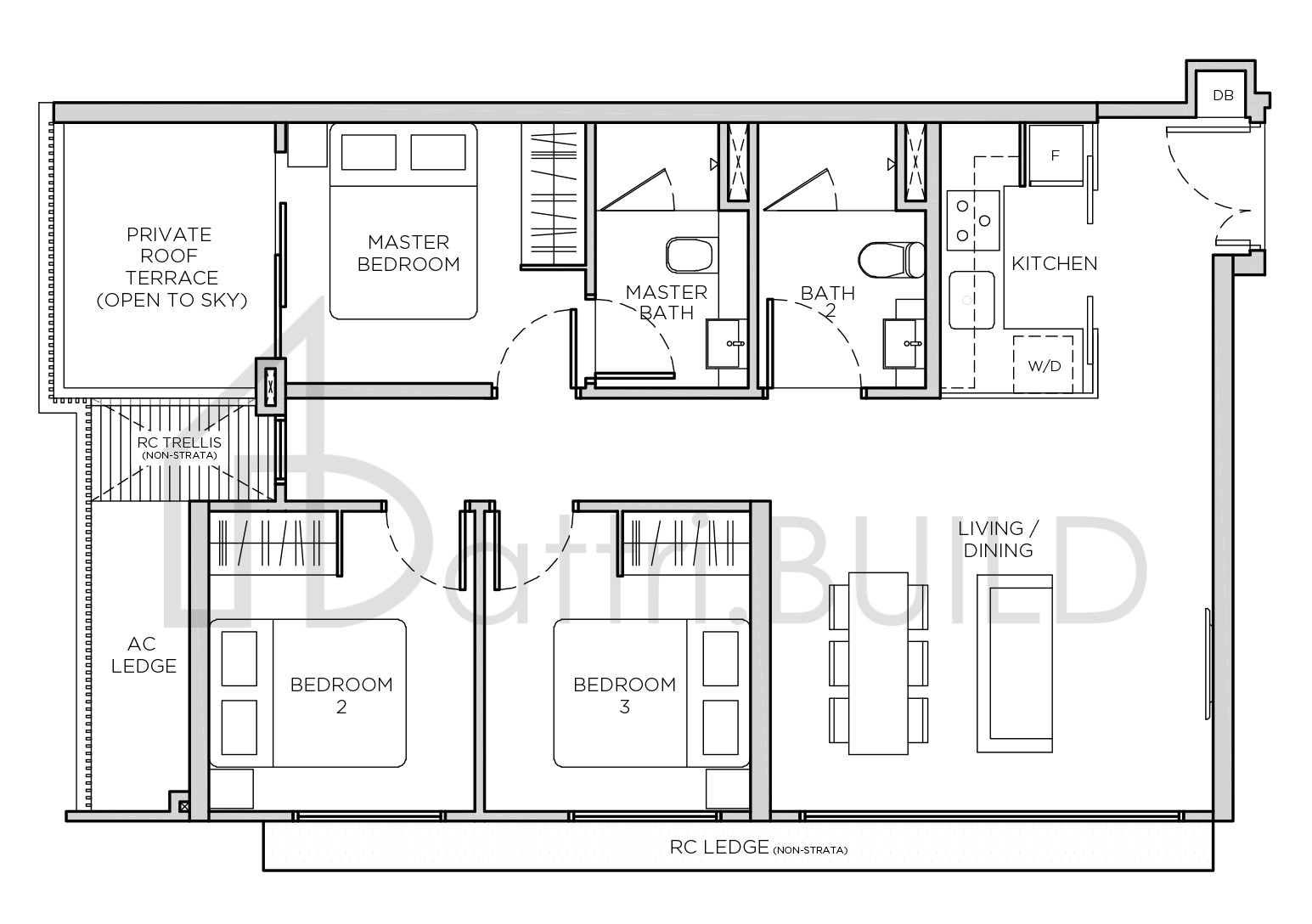 SEA PAVILION RESIDENCES C1A floorplan (watermarked)