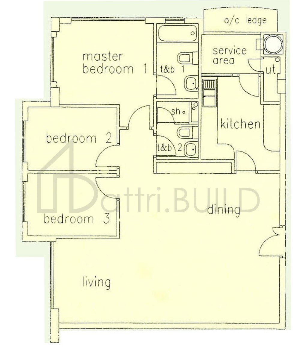 THE WOODGROVE A floorplan (watermarked)