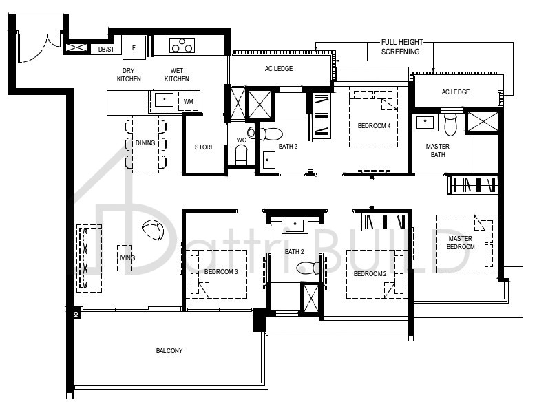 NORMANTON PARK 4BR-Pc floorplan (watermarked)