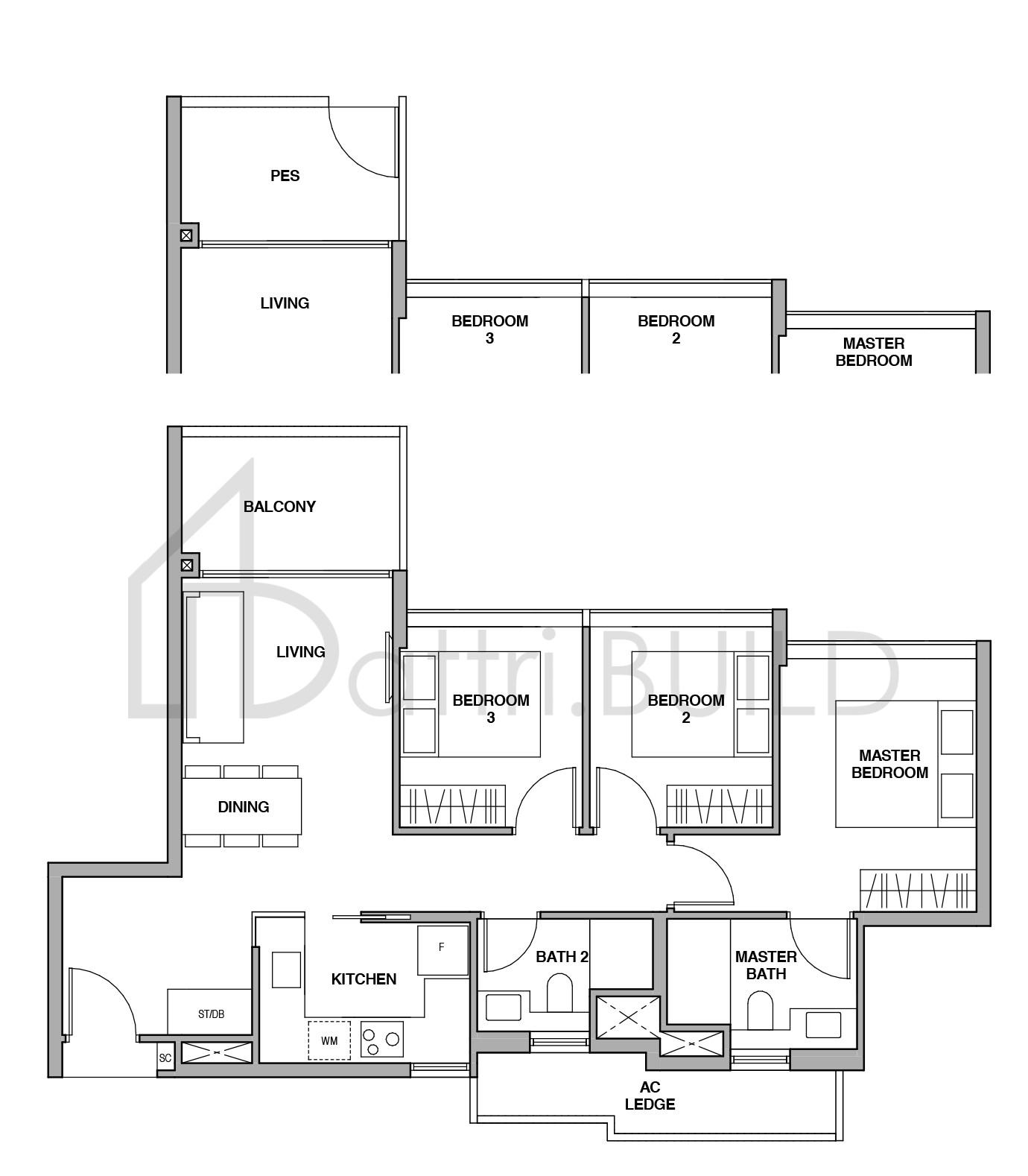 ROYALGREEN C-1(p) floorplan (watermarked)
