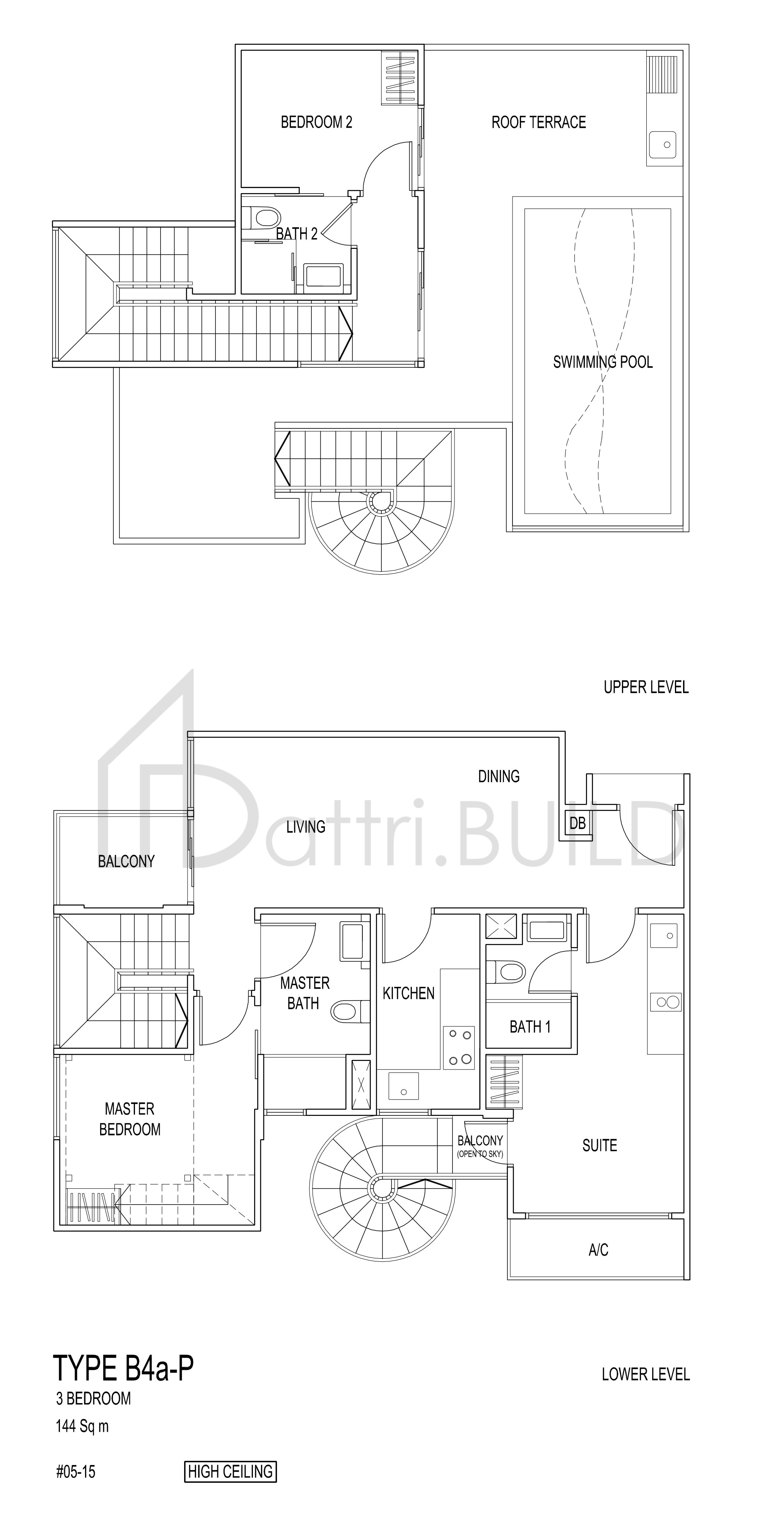 JADE RESIDENCES B4a-P floorplan (watermarked)