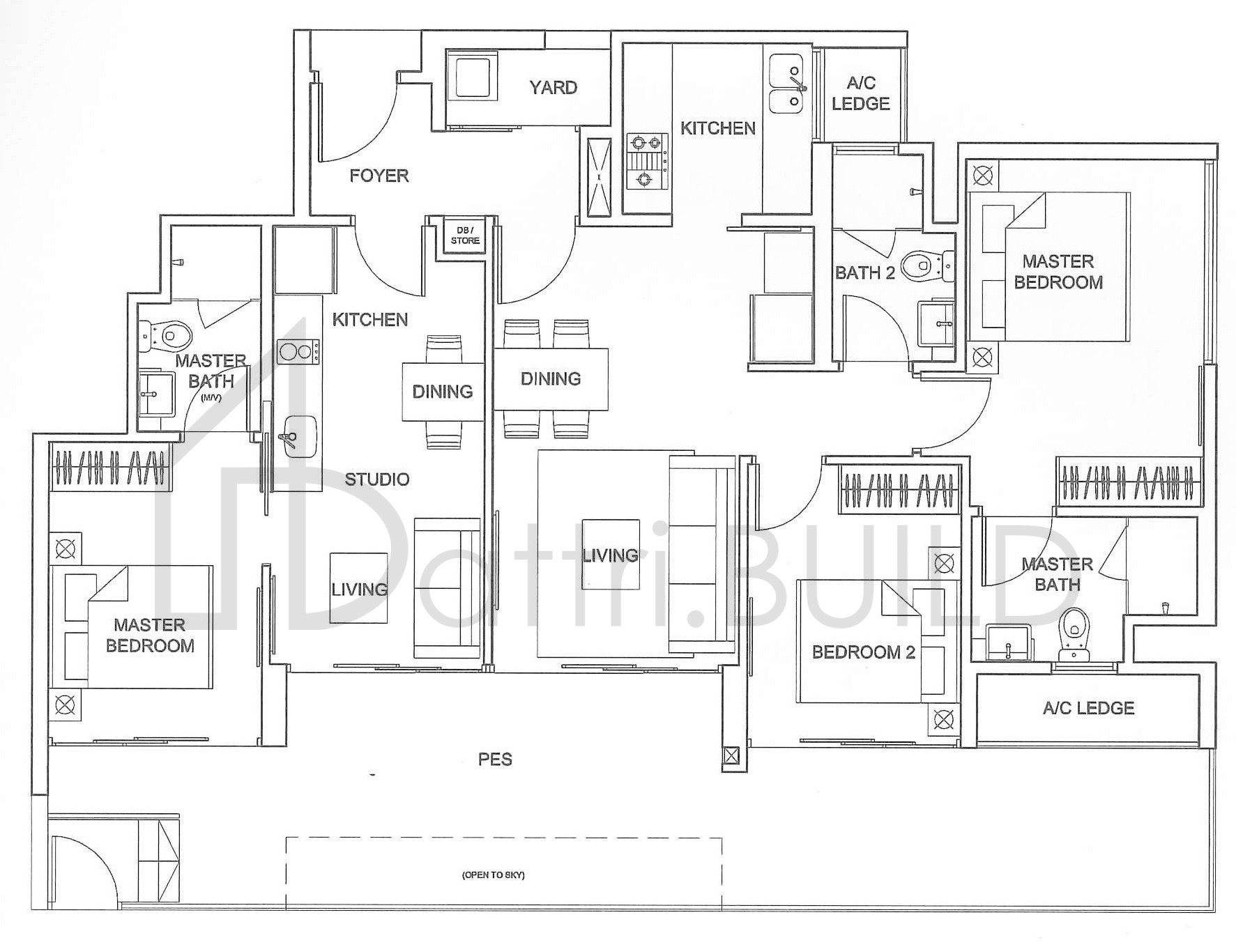 SEA ESTA DK1-G floorplan (watermarked)