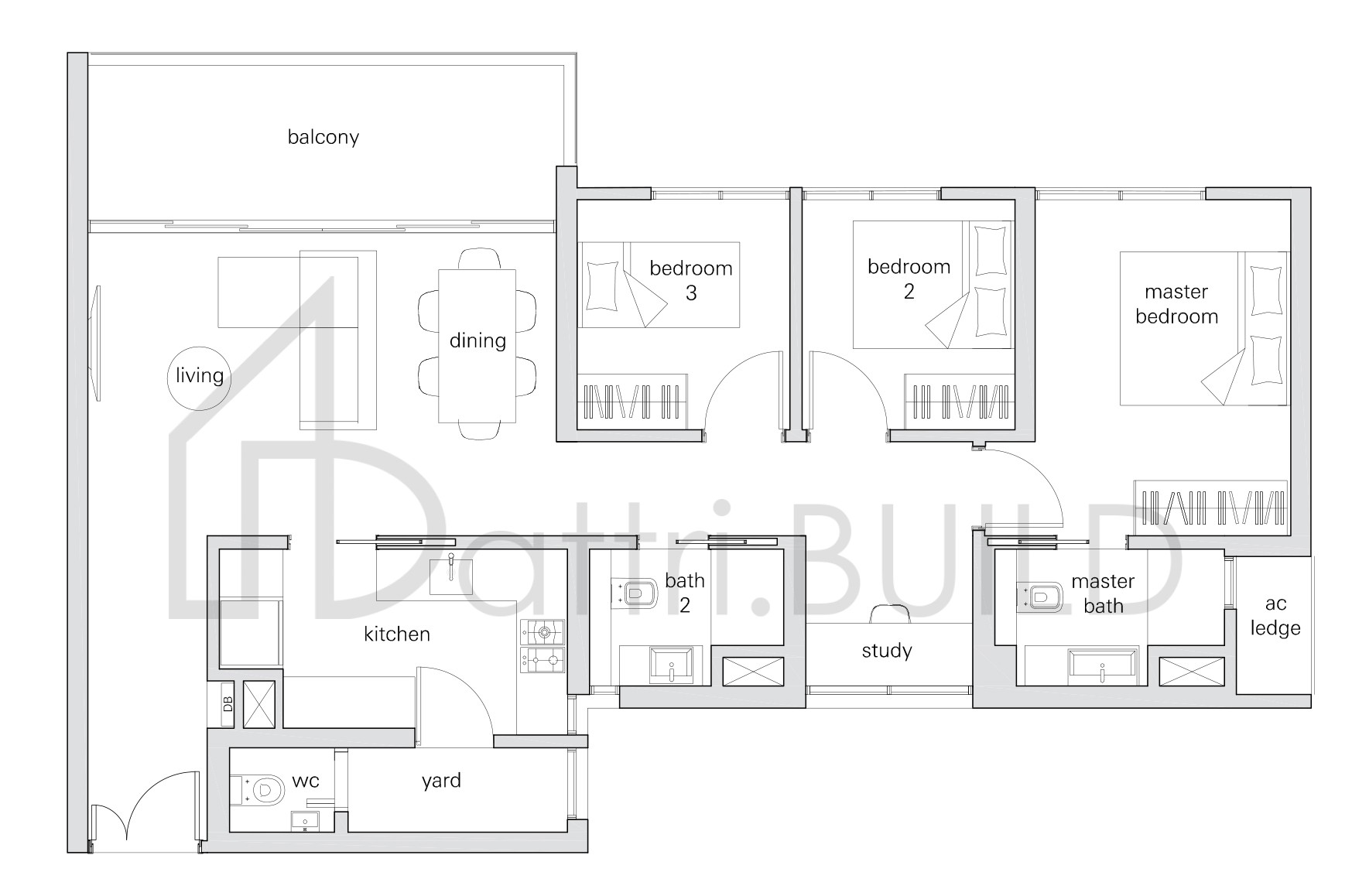 THE PANORAMA 3Sd floorplan (watermarked)