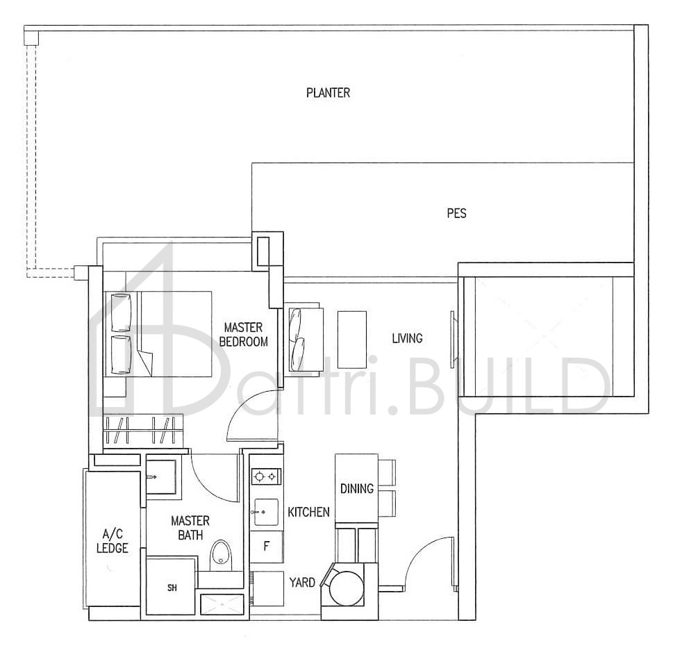 SUITES AT ORCHARD A1-1b floorplan (watermarked)