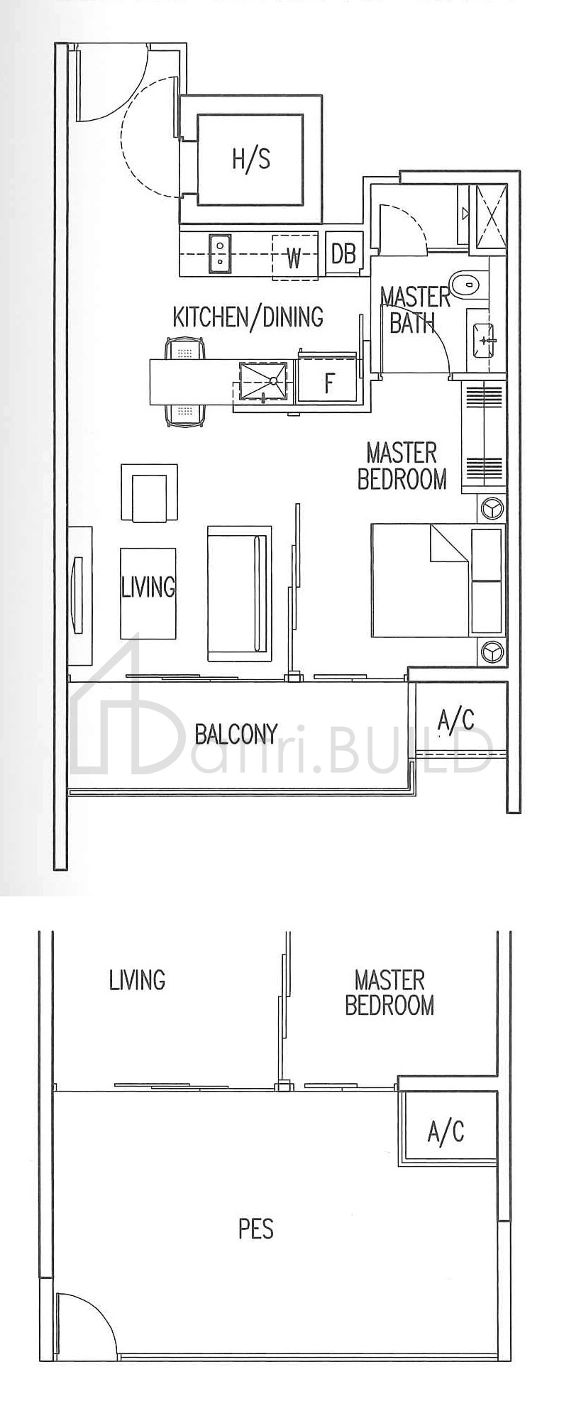 MY MANHATTAN A1-G floorplan (watermarked)